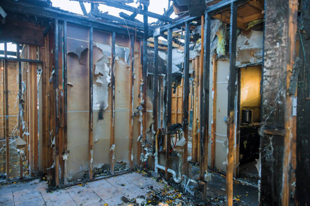 Professional Fire Damage Repair technician working in Norwood, NC